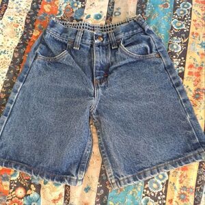 Kids Vintage Rustler‎ denim shorts size 7